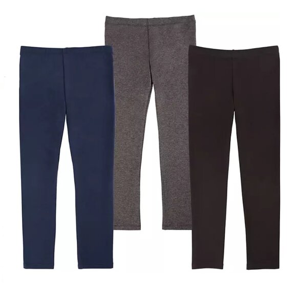 Member's‎ Mark Girls' 3 Pack Legging - Picture 1 of 11